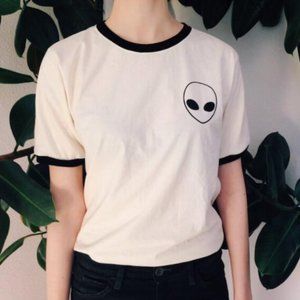 Alien Shirt TShirt T-Shirt T Shirt Tee